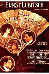 Веер леди Уиндермир 1925 постер