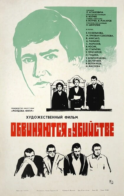 Постер Обвиняются в убийстве 1969
