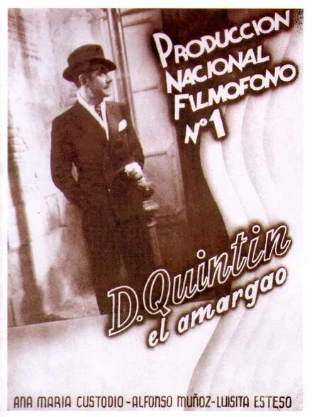Постер Don Quintín el amargao 1935