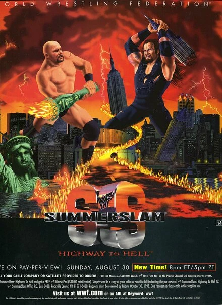 Постер WWF Летний бросок 1998
