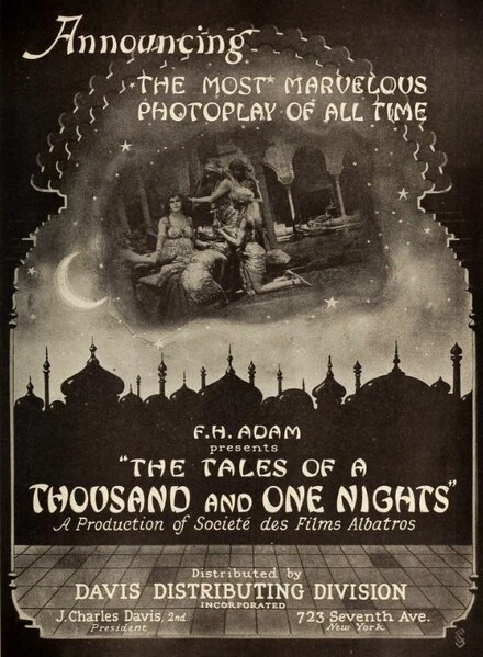 Постер Сказки тысячи и одной ночи 1921