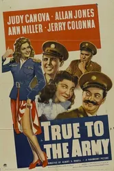 True to the Army постер