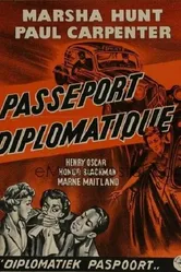 Дипломатический паспорт 1954 постер