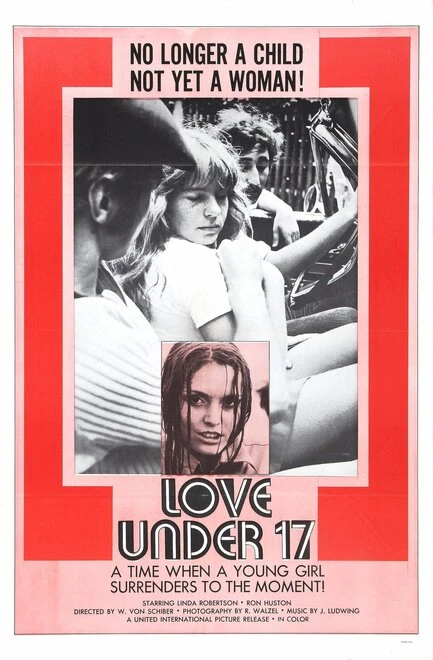 Постер Любовь до семнадцати 1971