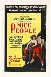 Nice People 1922 постер