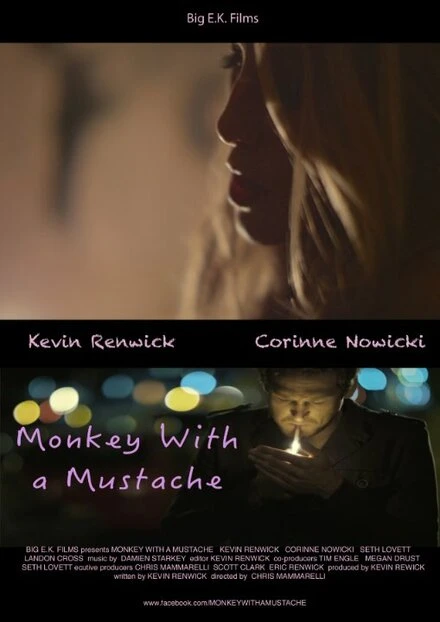 Постер Monkey with a Mustache