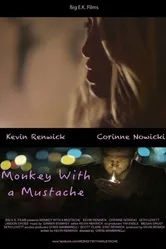 Monkey with a Mustache постер