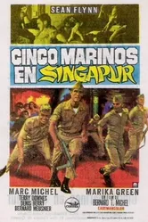 Пять морпехов для Сингапура 1967 постер
