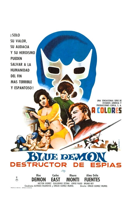 Постер Blue Demon destructor de espías