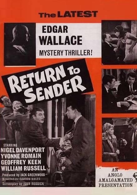 Постер Return to Sender 1963