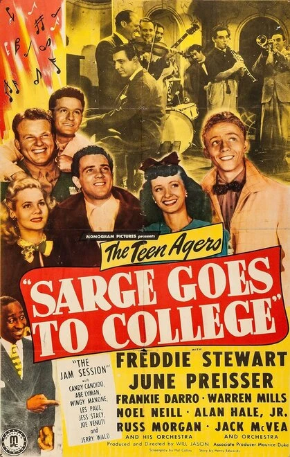 Постер Sarge Goes to College