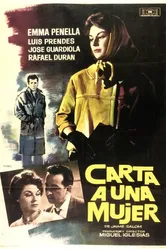 Carta a una mujer постер