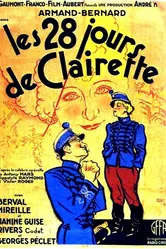 Les vingt-huit jours de Clairette 1933 постер