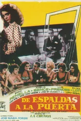 De espaldas a la puerta постер