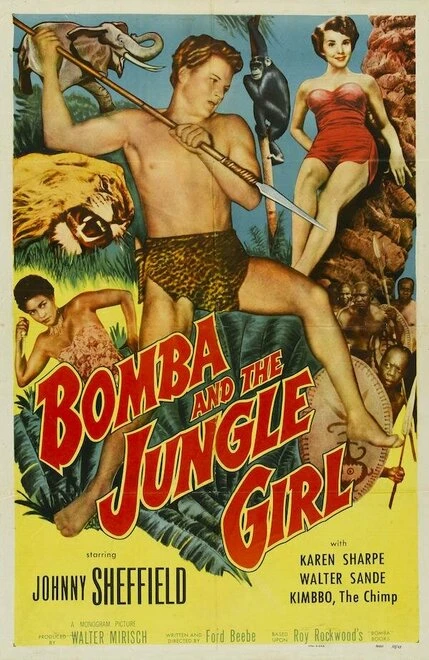 Постер Bomba and the Jungle Girl