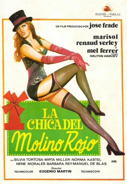 Постер Девушка из «Красной Мельницы» 1973