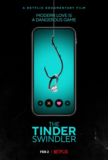 Постер Аферист из Tinder 2022