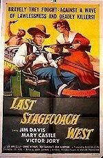 Постер Последний дилижанс запада 1957