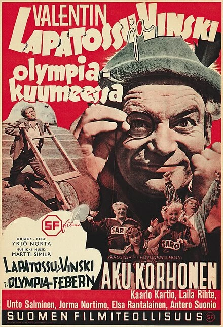 Постер Lapatossu ja Vinski olympia-kuumeessa