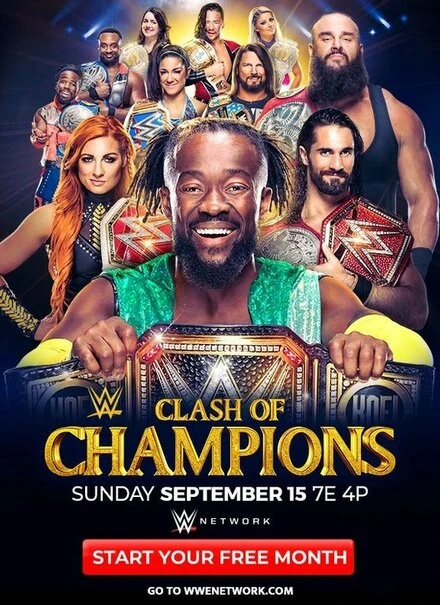 Постер WWE Столкновение чемпионов 2019