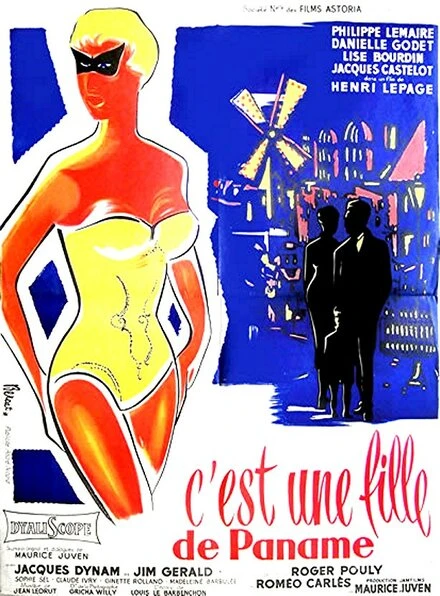 Постер C'est une fille de Paname