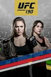 UFC 190: Rousey vs. Correia постер