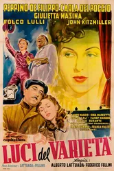 Огни варьете 1950 постер