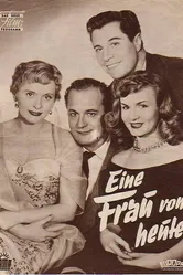 Eine Frau von heute постер