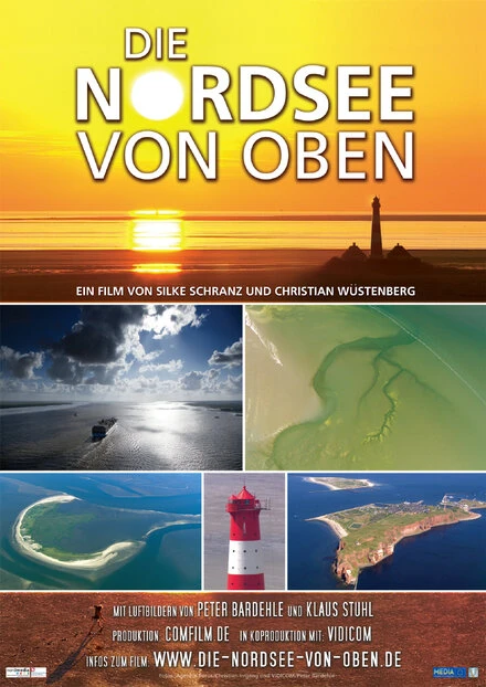 Постер Die Nordsee von oben