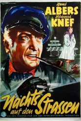 Ночью на улицах 1952 постер