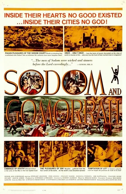 Постер Содом и Гоморра 1962