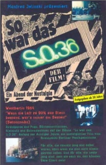Постер So war das S.O.36