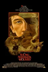 Молодой Шерлок Холмс 1985 постер