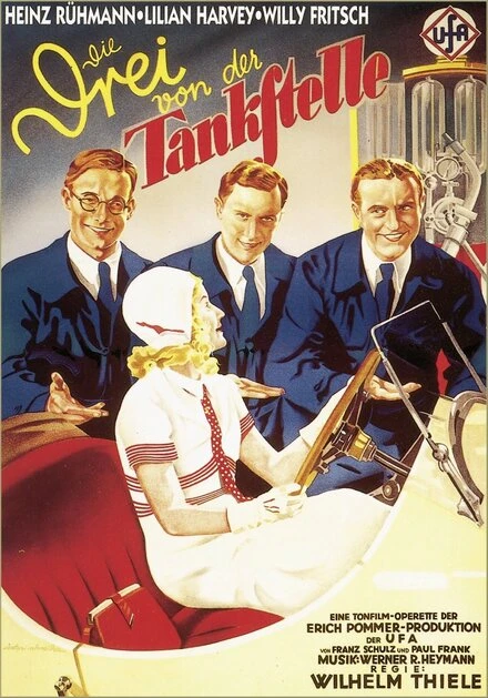 Постер Трое с бензоколонки 1930