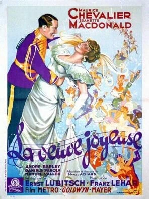 Постер Весёлая вдова 1935