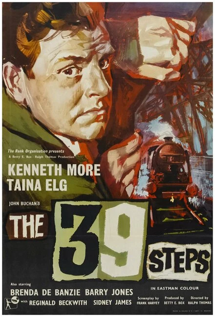 Постер 39 ступеней 1959