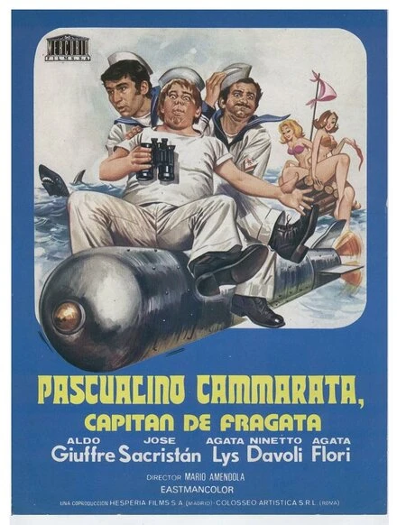 Постер Пасквалино Каммарато – капитан фрегата 1974