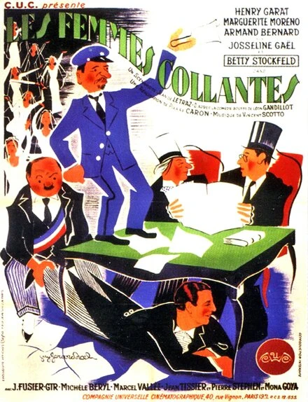Постер Les femmes collantes 1938