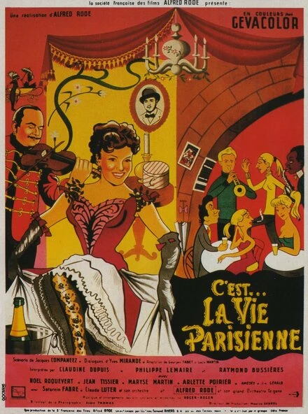 Постер C'est la vie parisienne