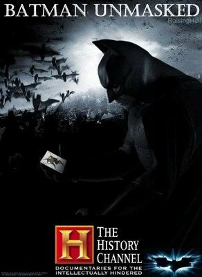 Постер Бэтмен без маски 2008