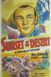 Sunset on the Desert постер