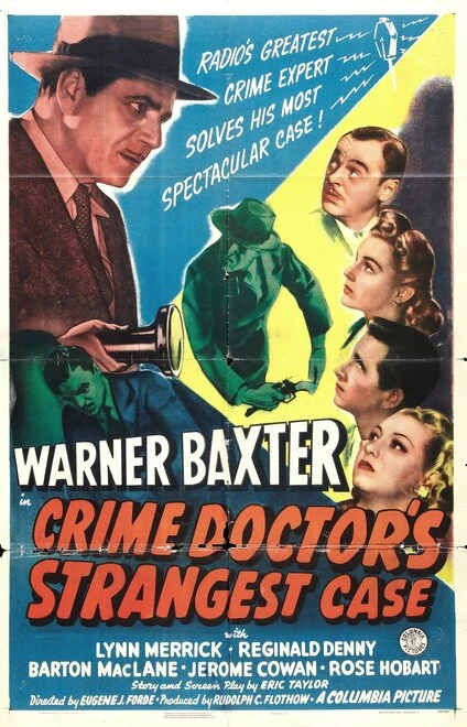 Постер Crime Doctor's Strangest Case