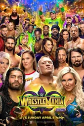 WWE РестлМания 34 2018 постер