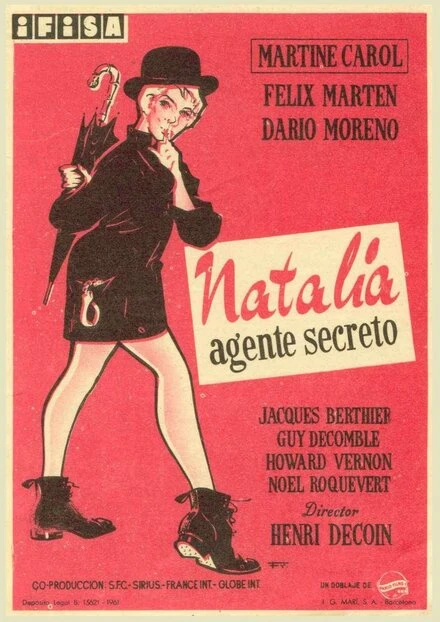 Постер Натали, секретный агент 1959