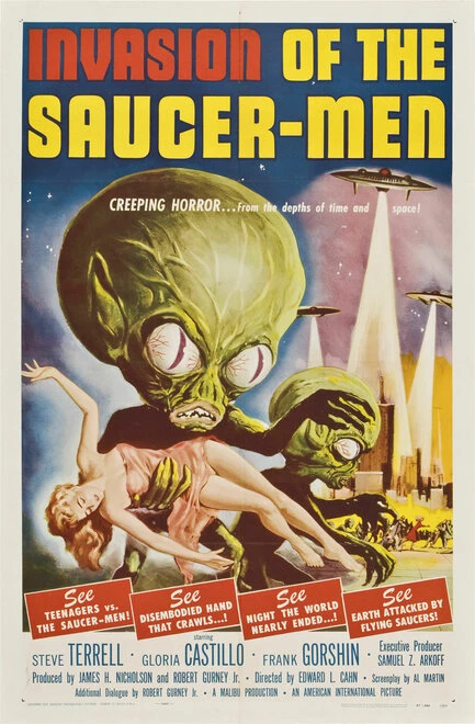Постер Вторжение обитателей летающих тарелок 1957