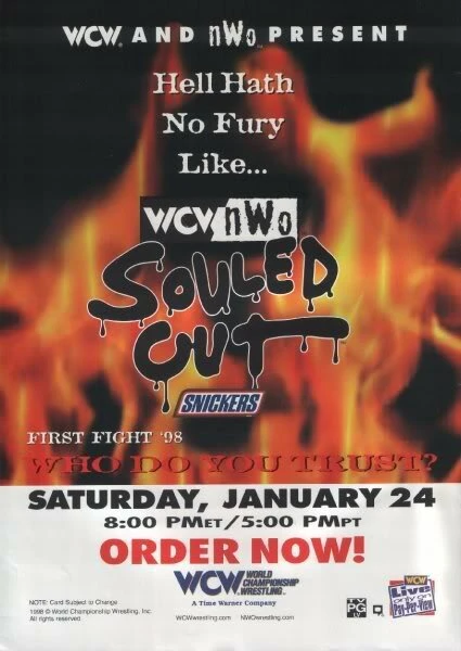 Постер WCW Продажные души 1998