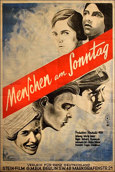 Постер Люди в воскресенье 1930