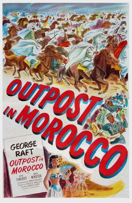 Постер Застава в Марокко 1949