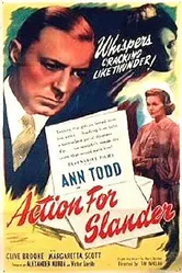 Action for Slander постер