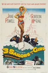 Три моряка и девушка 1953 постер